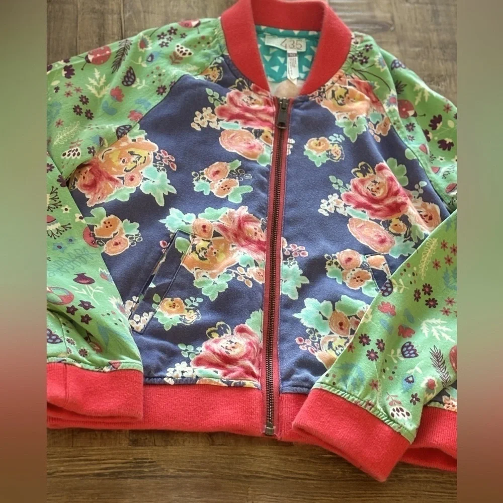 Matilda Jane Mixed Print Jacket. Girl’s Sz 10 | Cabin Night | Purple | Green EUC